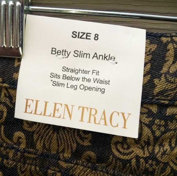 Ellen Tracy Betty Slim Ankle Jeans - Picture 5 of 5